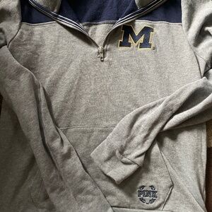 Michigan Wolverines Collared Sweater